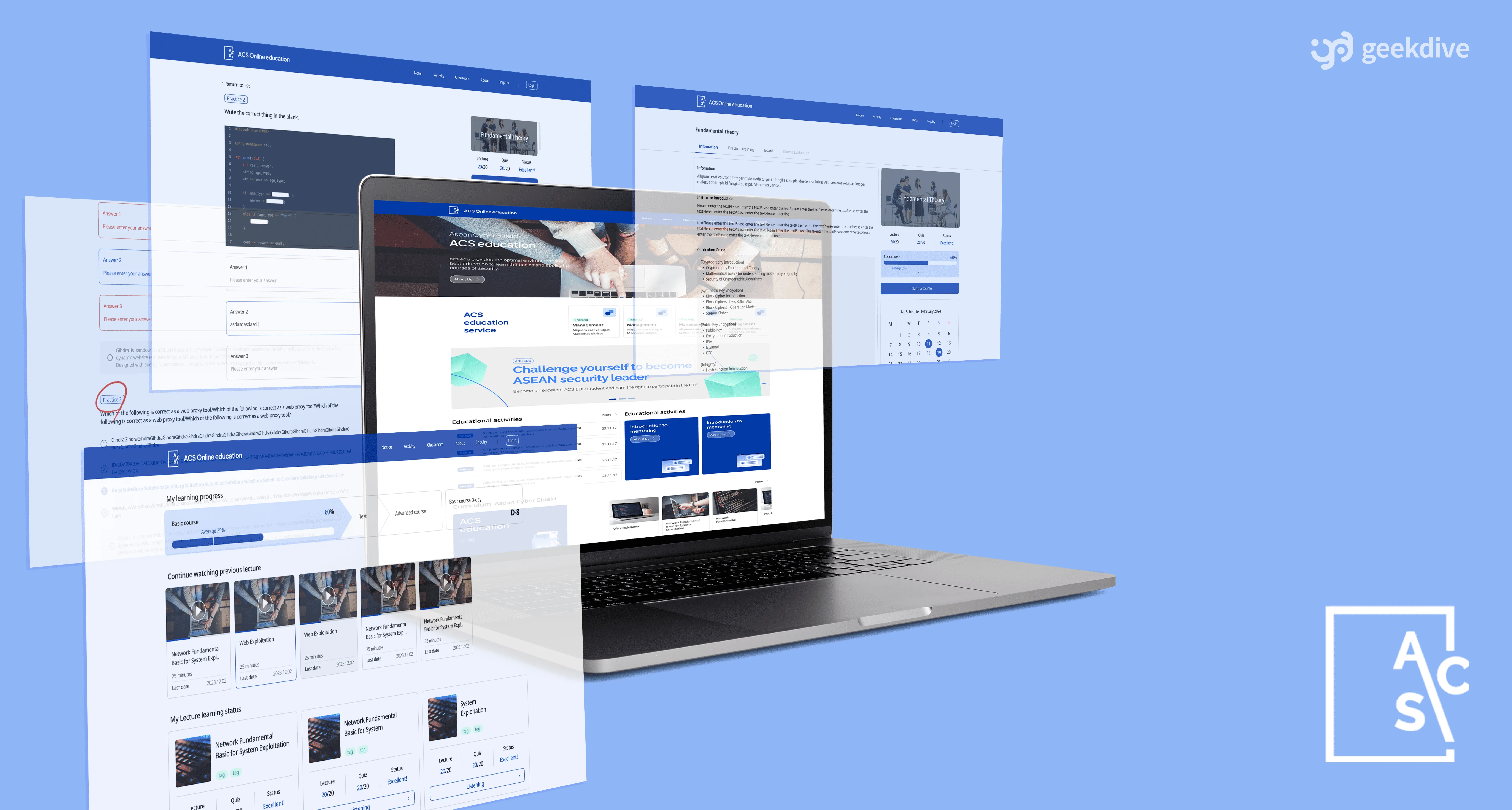 포트폴리오 프로토타입 GIF